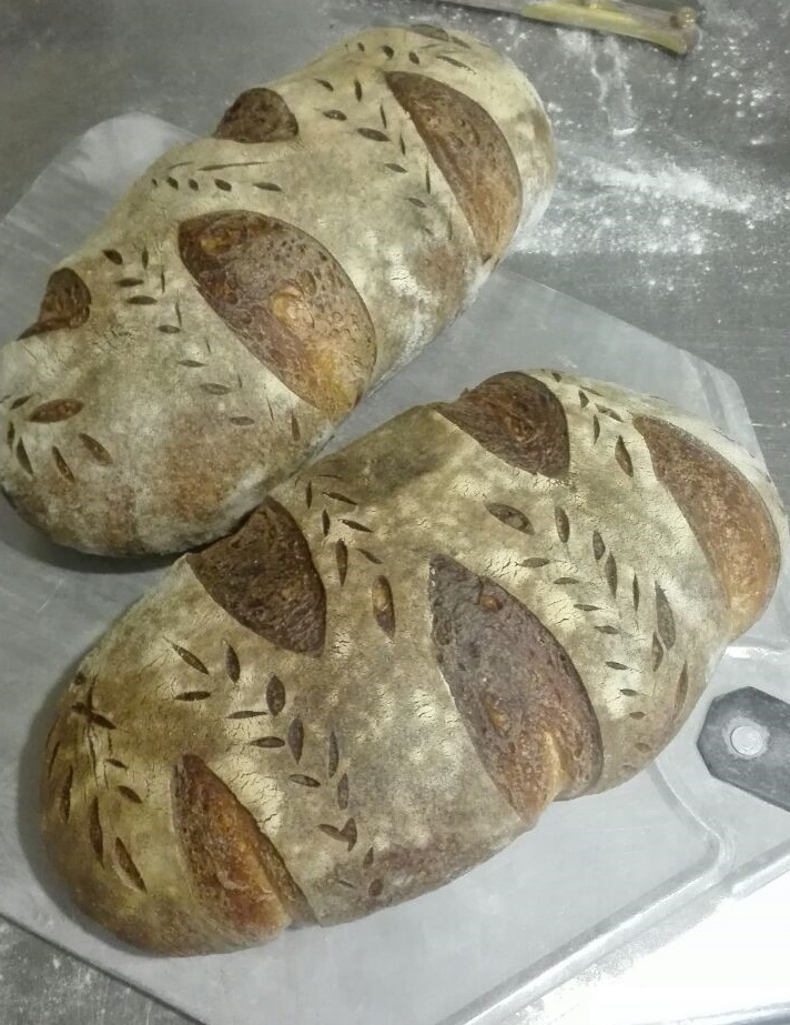 Яблочный хлеб на закваске
