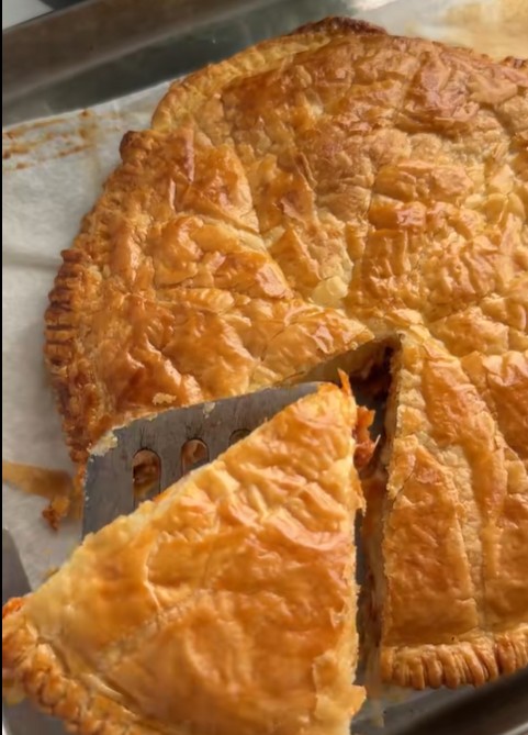 Охотничий пирог с курицей