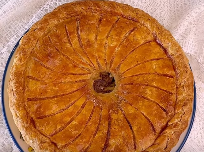 Венецианский пирог с грибами